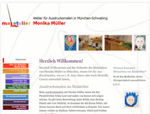 Tablet Screenshot of malatelier-m.de
